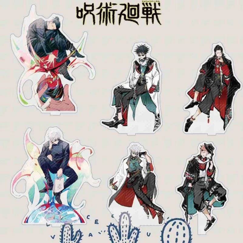 

Аниме ююютсу касин фьюсигиро Мегуми годзо Сатору иннумаки тоге акриловая фигурка стенд дисплей модельная пластина декор для косплея Подар...