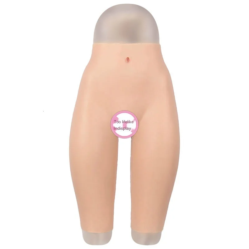 

Silicone FakeFake Vagina Pants Prosthetic Breasts CD Crossdressing Pseudo-girl Buttocks Five-point Cosplay Women Transgender