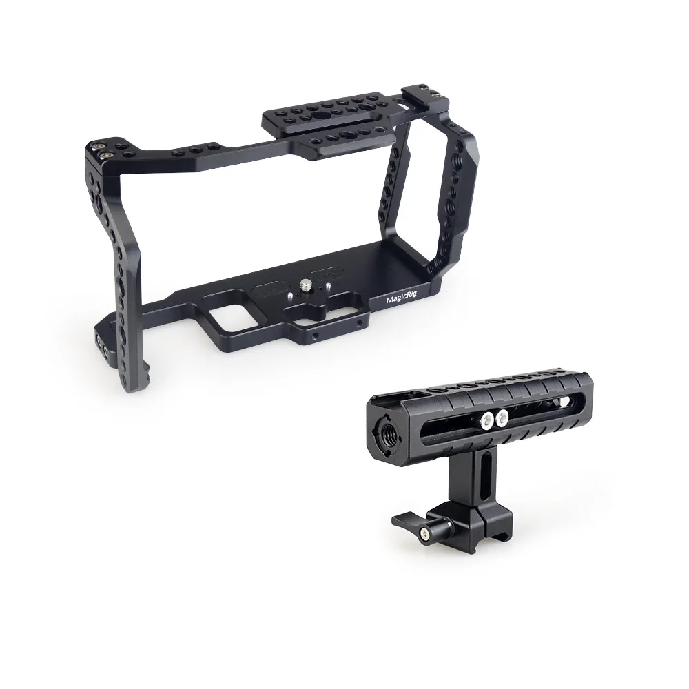 MAGICRIG BMPCC 4K клетка с ручкой NATO для Blackmagic Pocket cinema camera BMPCC 4 K/BMPCC 6K крепление микрофона монитор вспышка