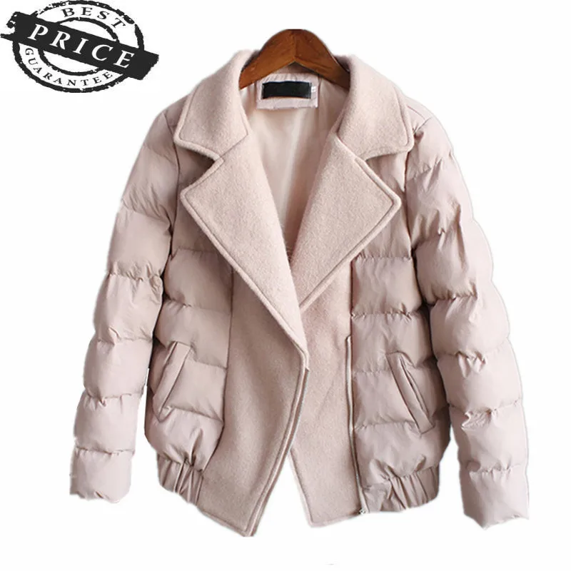 

2021 New Arrival Early Spring Women's Down Cotton Jackets Feminine Fashion Winter Warm Coat Office Ladies Clothing LWL221