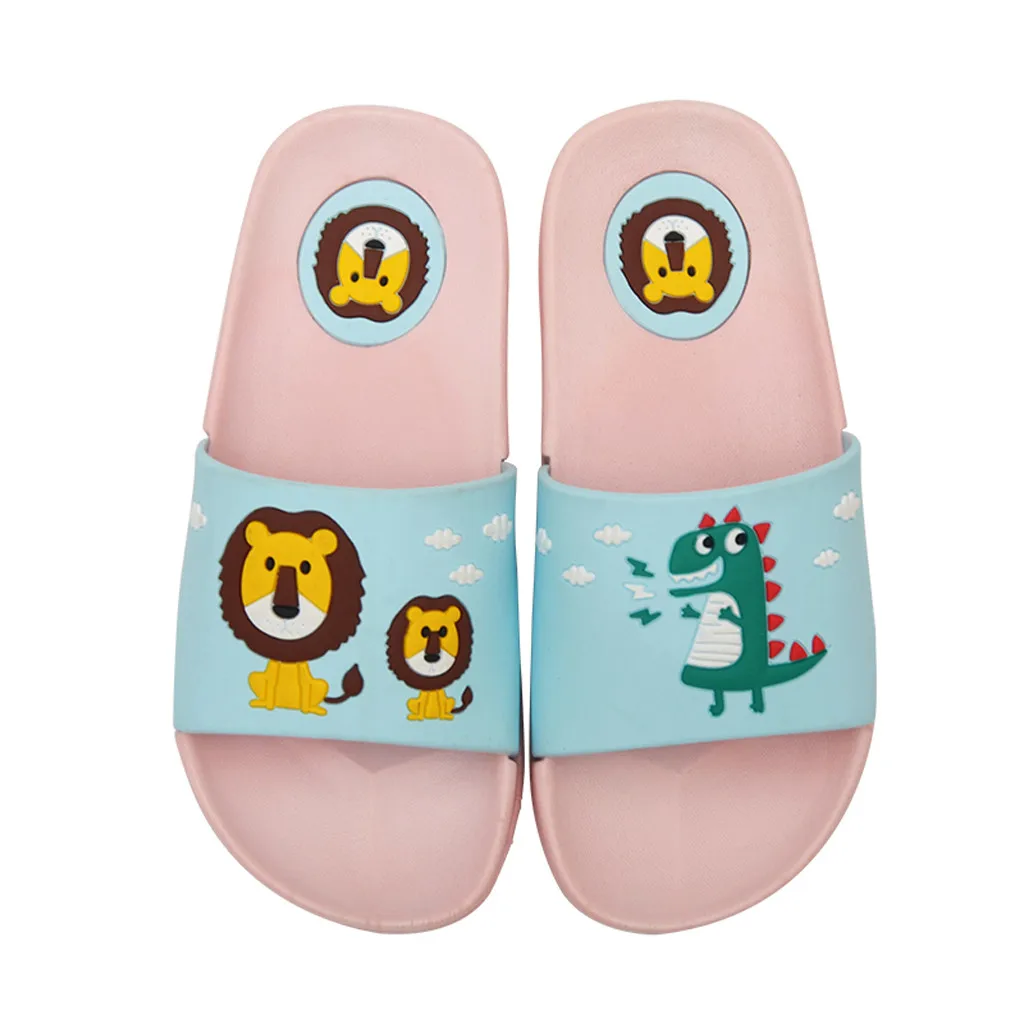 Женские домашние тапочки с милыми животными и фруктами Летняя женские босоножки