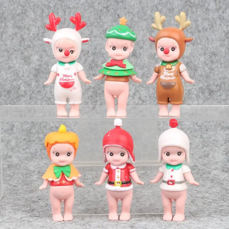 Новинка 2019 кукла настоящего ангела Рождественская мини фигурка из ПВХ куклы