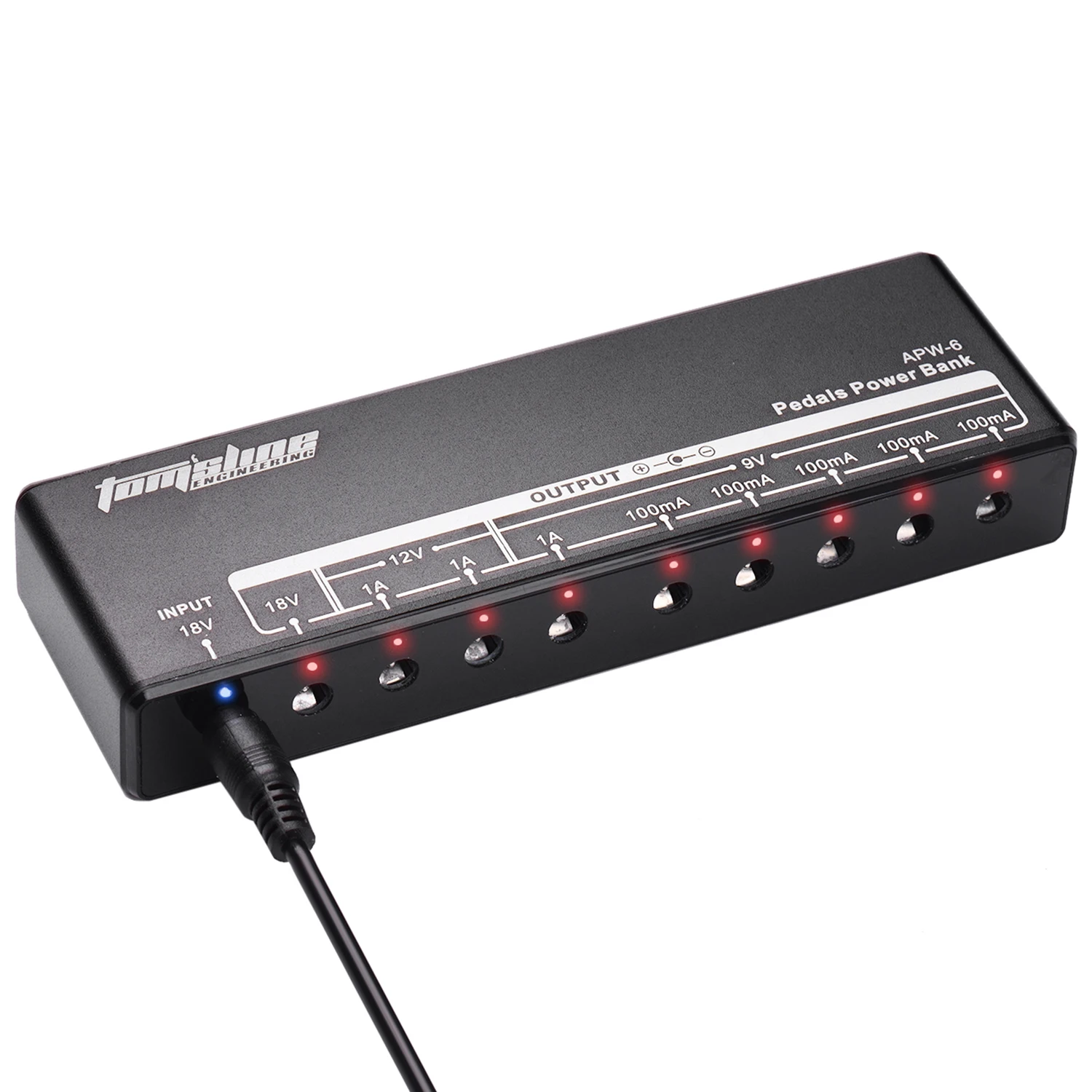 Блок питания для гитарных эффектов с 9 изолированными выходами педали В/12 В/18 в