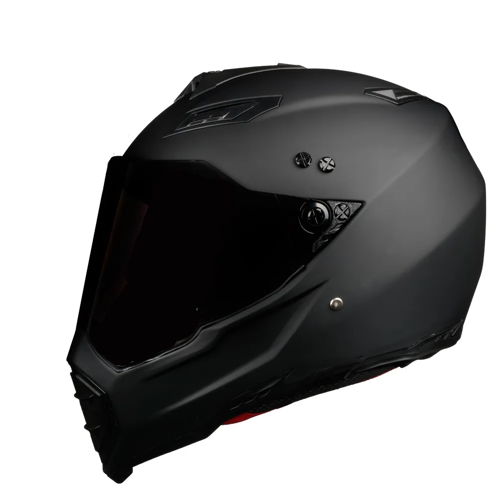 Mate черный двойной спортивный бездорожье мото rcycle шлем Dirt Bike ATV D.O.T Сертифицированный(M, синий) Полное Лицо casco для moto Sport