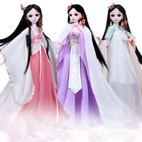 1 set doll accessories clothes chinese dress for 60cm bjd dolls suit clothes for doll girls toys gifts