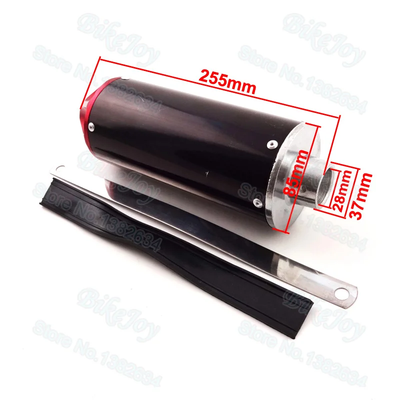 Глушитель выхлопной трубы алюминиевый глушитель для мотоцикла квадроцикла