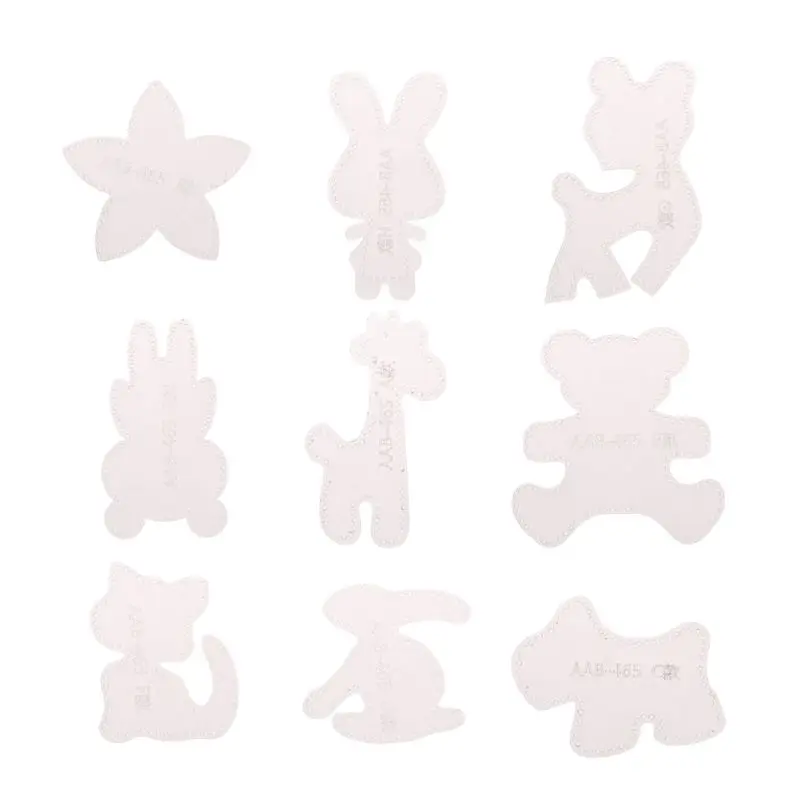 

1pc Transparent Acrylic Keychain Stencil Template Mold DIY Leather Craft Tool Accessories Props