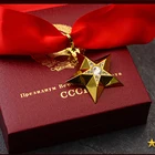 Высококачественные значки СССР, 1 шт., золотой Маршал, пятизвездочный генерал, Венера, Гранд Ленин, лента, Почетная медаль