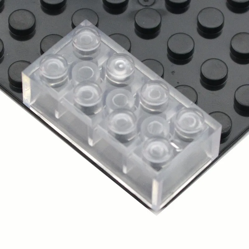 

100pcs DIY Building Blocks Transparent Figures Bricks Educational Creative Toys for Children Gifts Size Compatible With Brand