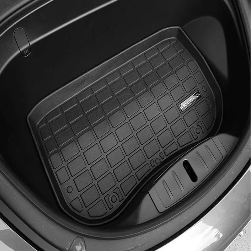 Car Front Trunk Storage Mat Cargo Tray Waterproof Protective Pads Compatible for Tesla Model 3 (Front Box Mat) |