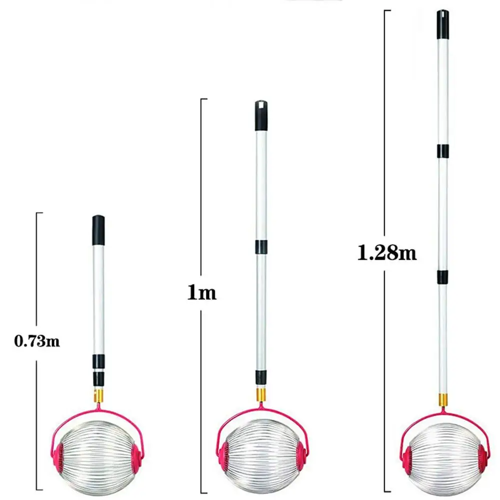 

Nut Collector Portable Ball Picker Lightweight Walnut Harvester with Telescopic 18.90-41.34in Rod for Nuts Pecans Prunes Golf