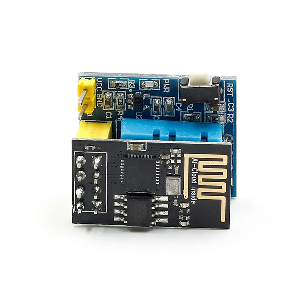 Taidacent Sonoff IOT Remote Smart Room Wireless Temperature Logger Monitoring Wifi Sensor Esp01s Esp8266 Dht11 |