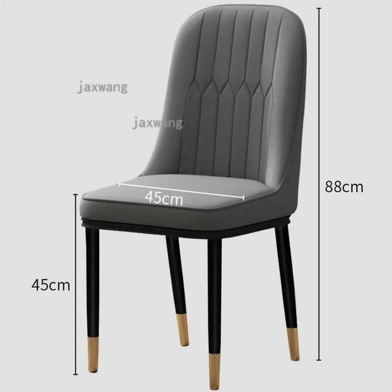 Светильник роскошная Скандинавская спинка обеденные стулья креативный