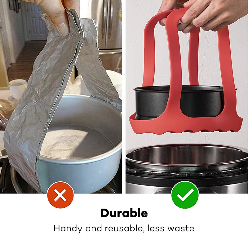 Скороварка Sling Silicone Steamer Lifter аксессуары плита s кухонная сливная площадка Crock Pot