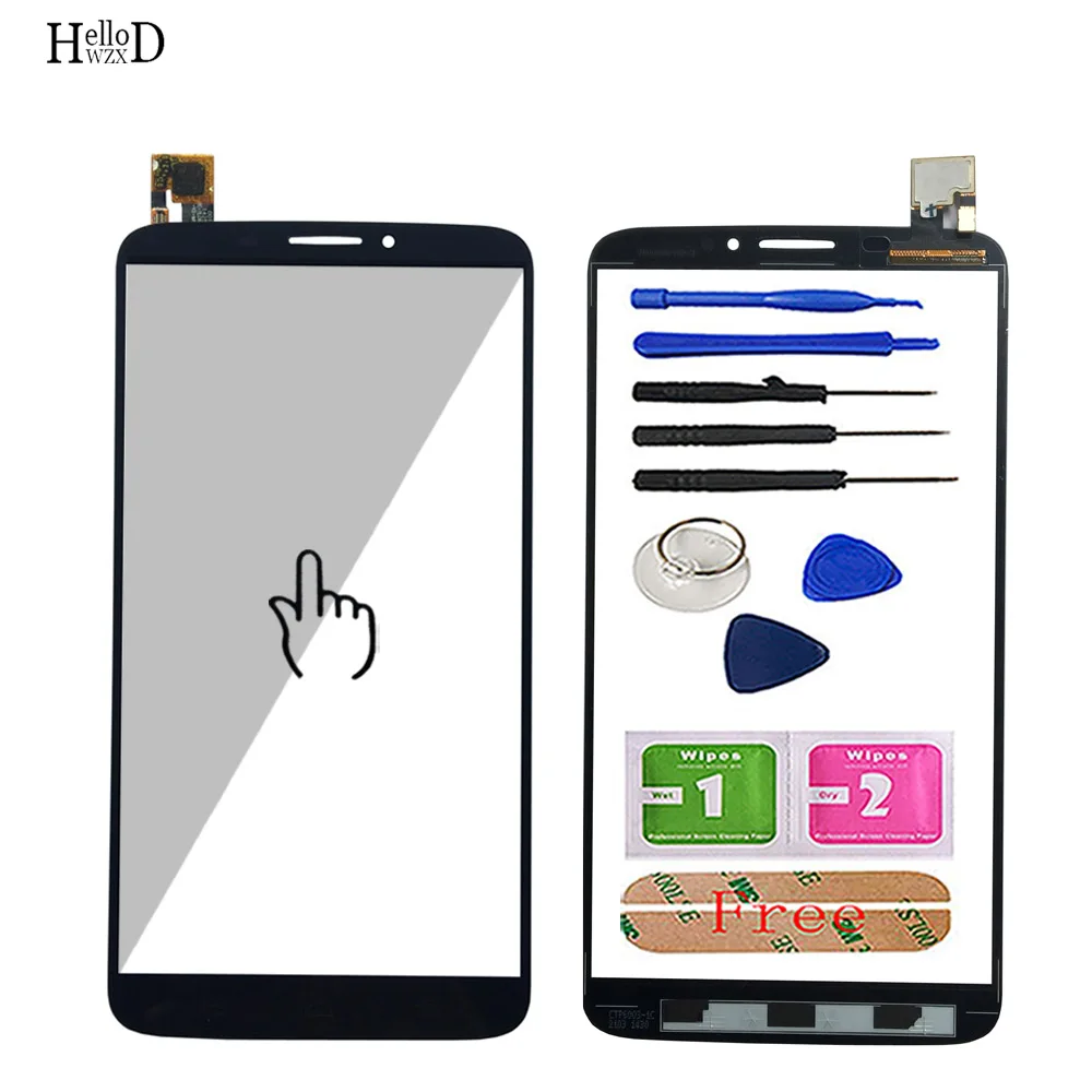 Мобильный сенсорный экран 6,0 дюйма для Alcatel OneTouch Hero 8020X/D OT8020 8020 Сенсорная панель объектива дигитайзер инструменты для переднего стекла