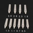 1 шт. авторучка 26 перо нержавеющая сталь 0,5 0,7 1,1 1,5 1,9 2,5 2,9 3,0 серии канцелярские школьные письменные принадлежности подарок