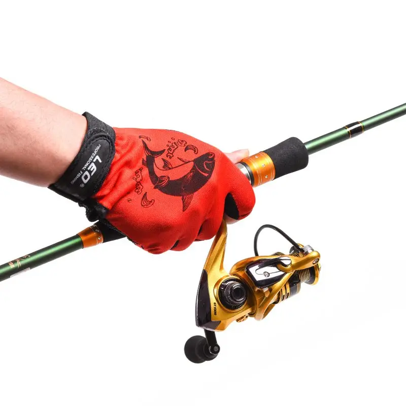 1 пара Нескользящие перчатки с тремя пальцами рыболовные уличные спортивные