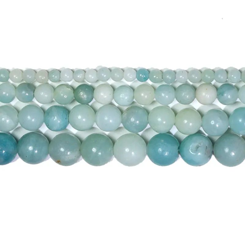 blue amazonite Лучшие натуральные Агаты аметистами тигровый глаз бусины из Лабрадорита каменные бусины для самостоятельного изготовления ювелирных изделий браслет Цепочки и ожерелья 4/6/8/10 мм - Цвет: blue amazonite