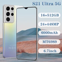 Teléfono Inteligente S21 Ultra, versión Global, 5G, 6000mAh, Android 16GB, 512GB, desbloqueado, 4G, 6,7 (2)