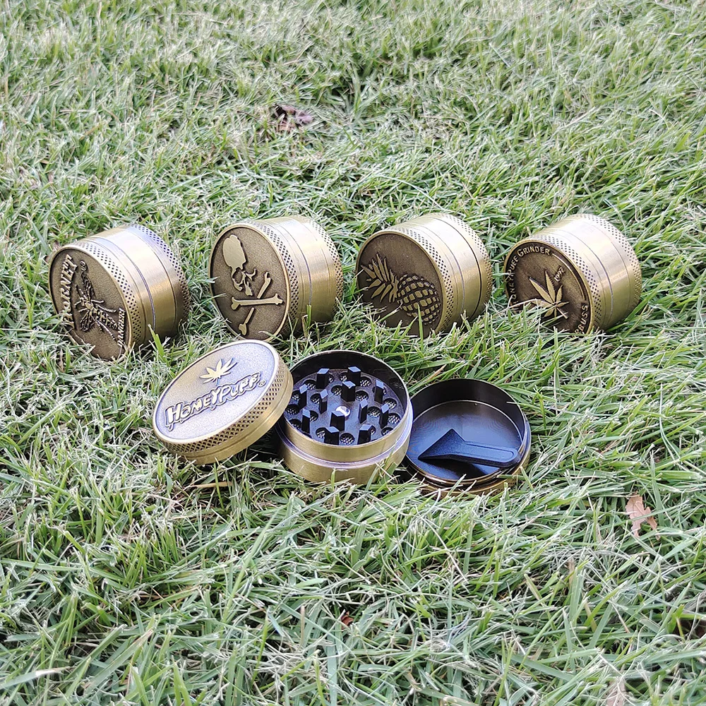 HORNET мини измельчители табака 40 мм 3 трубки сплав цинка латунь аксессуары для