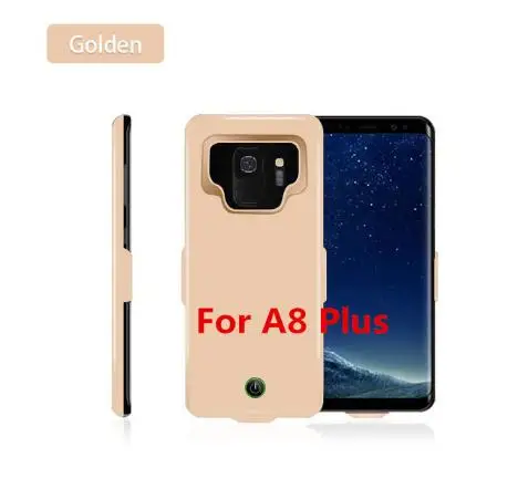 Gold for A8Plus 7000 мА/ч чехол для зарядного устройства телефона для samsung Galaxy S9 S9 A8 чехол для внешнего аккумулятора чехол для samsung S9 S8 A8 Plus - Цвет: Gold for A8Plus