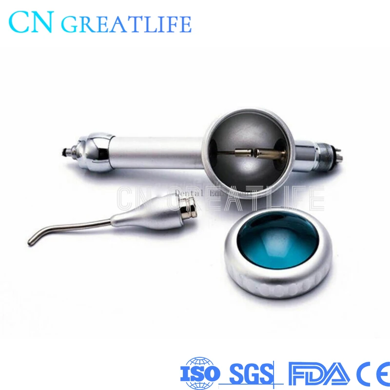 

4 Hole Colored Dental Tooth Whitening Sander Gun Jet Tooth Polisher Air Prophy