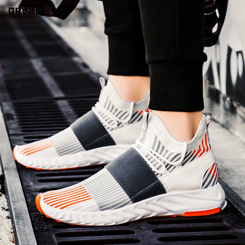 

Classic Fashion Breathable Men Sneakers Lightweight Mens Shoes Casual High Quality Male Footwear Lace Up Walking Shoes High Tops
