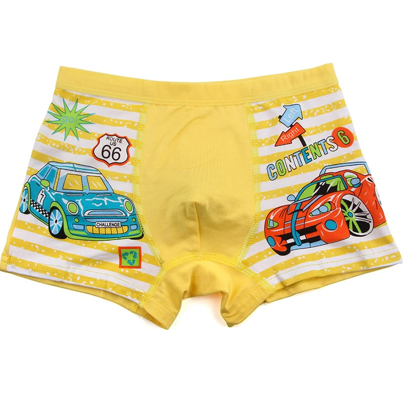 3 шт./лот трусики для маленьких мальчиков хлопковое нижнее белье От 2 до 10 лет