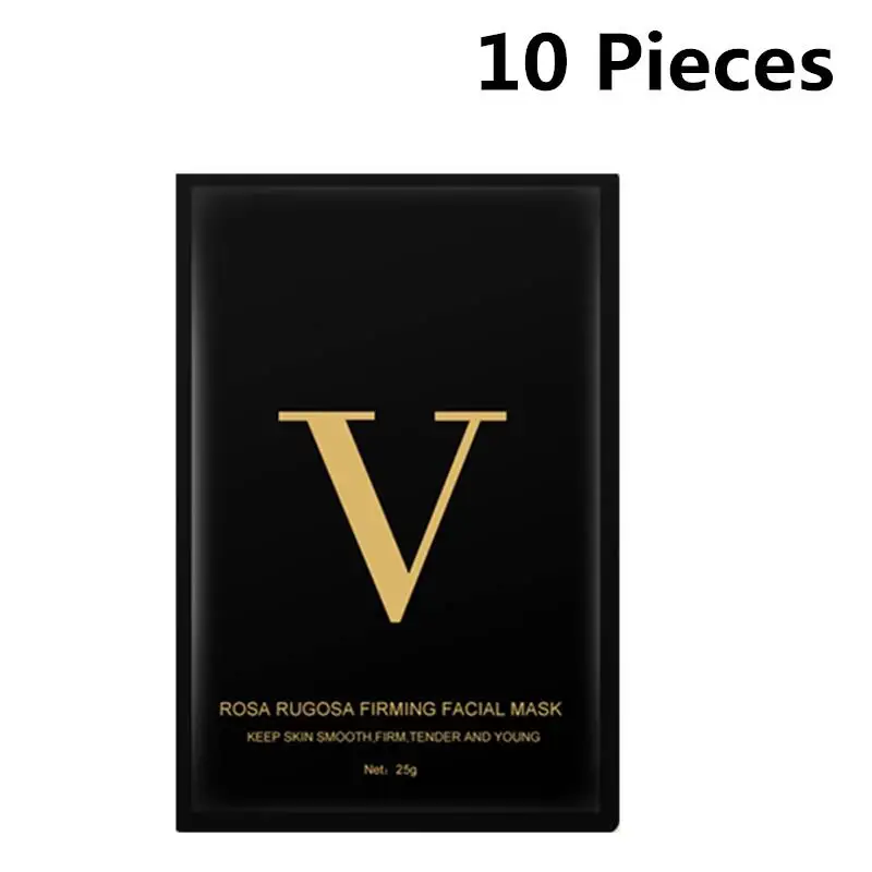 10 pieces Маска для подтягивания лица, чудо V форма, маска для похудения, средство для удаления морщин, двойной подбородок, уменьшает подтягивание, бандаж, средство для ухода за кожей - Цвет: 10 pieces