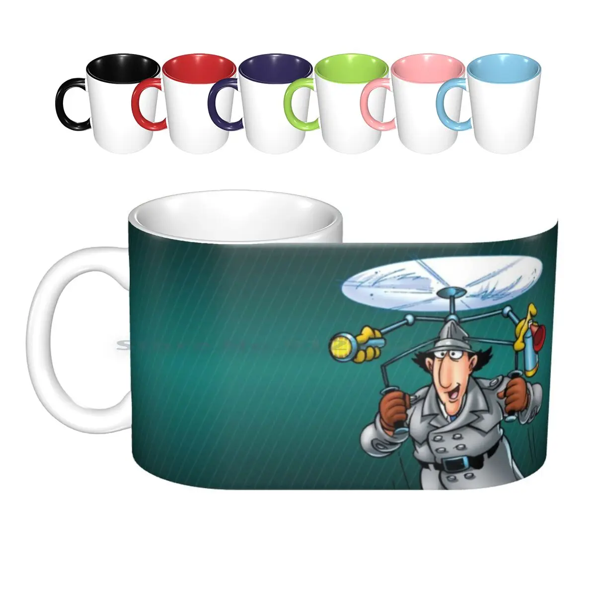 

Inspector Gadget-Flying Helicopter Ceramic Mugs Coffee Cups Milk Tea Mug Inspector Gadget Inspector Gadget Tv Tv Show 80s