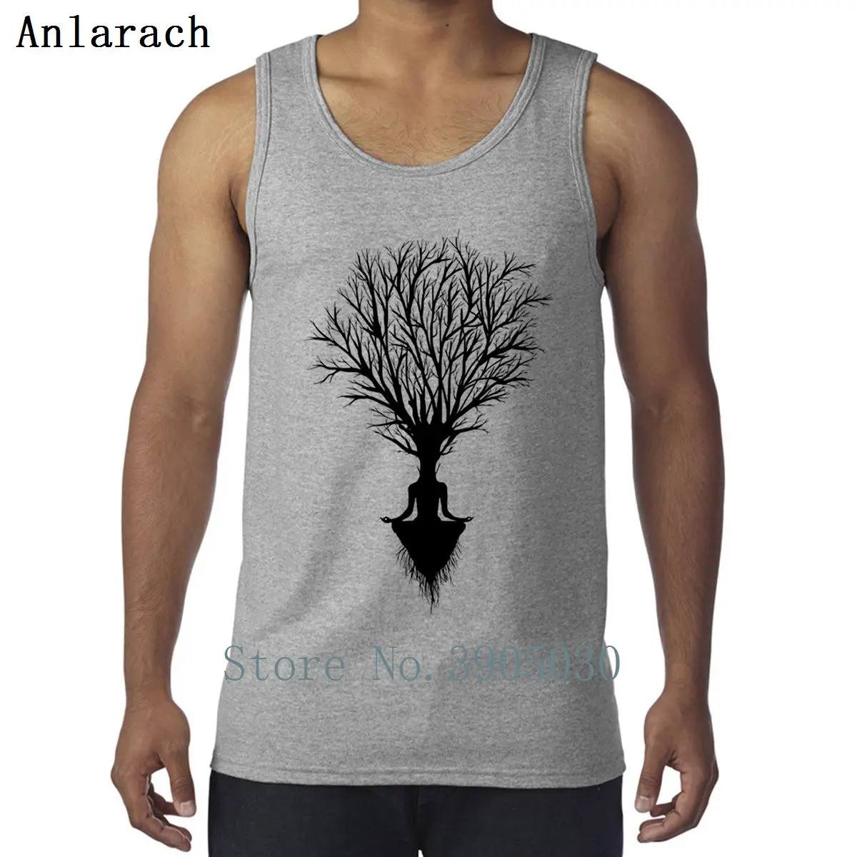 Мандала с Буддой жилет Высококачественная майка мужская без рукавов на заказ