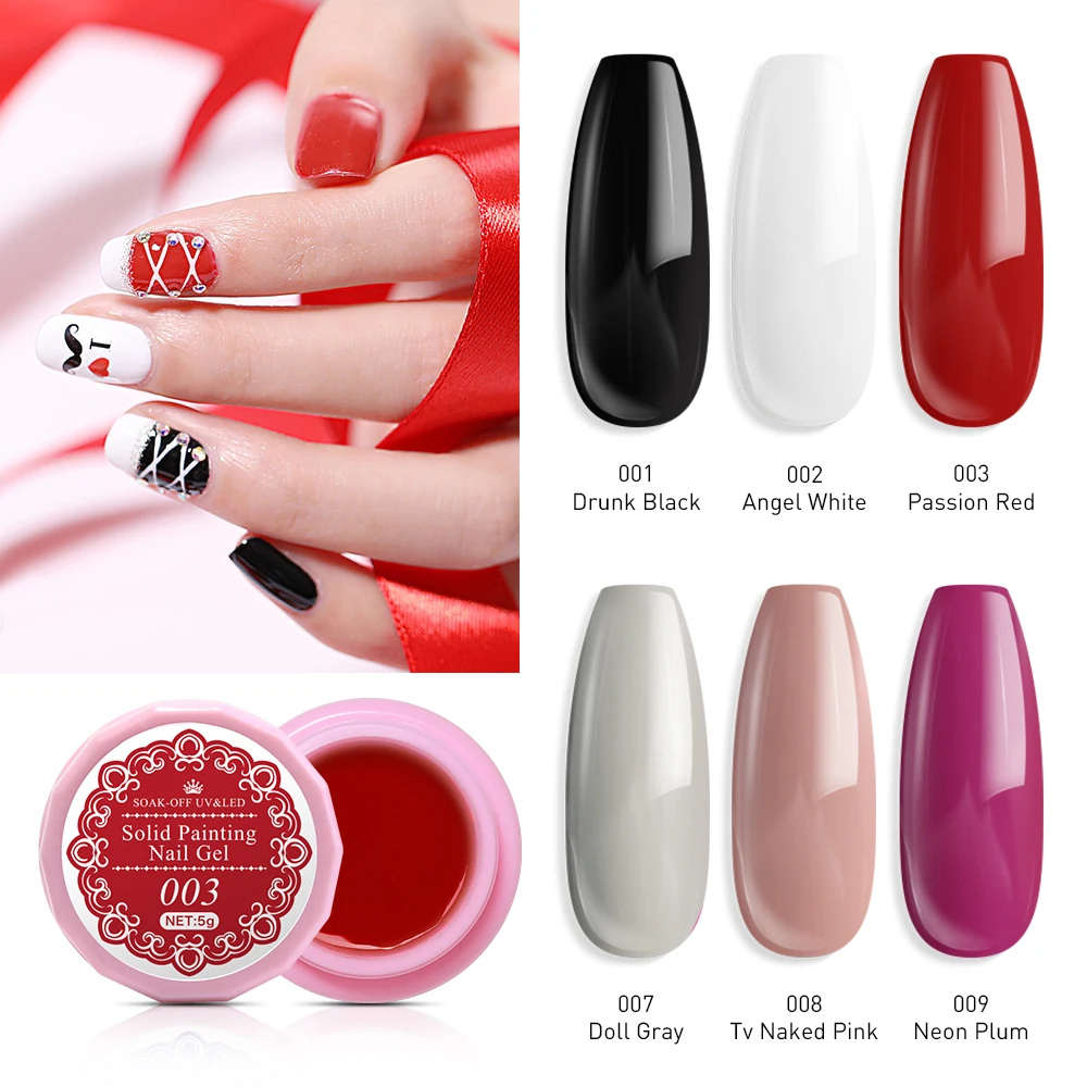 Лазурный красивый твердый светодиодный Гель лак для ногтей замочить от