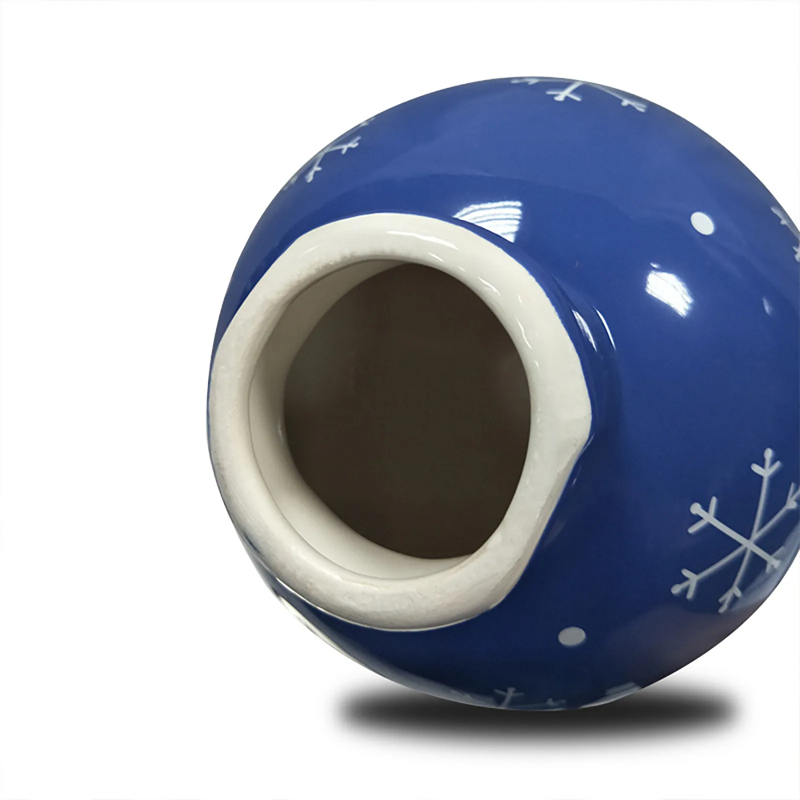 

Bird Feeder Blue Snowflake Ceramic Hook Bird Feeder Outdoor Ceramic Crafts Garden Decoration Hummingbird Feeder
