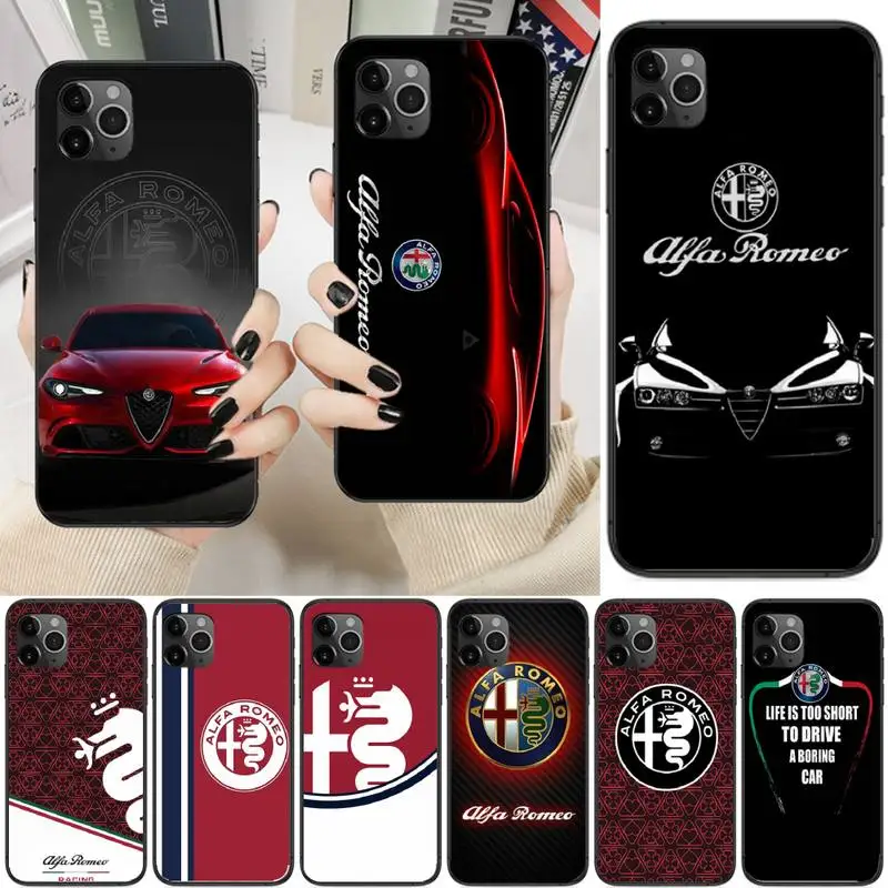 

Alfa Romeo Giulietta Soft Cover Phone Case For Iphone 6 6s 7 8 Plus XR X XS XSmax 11 12 Pro Mini Max