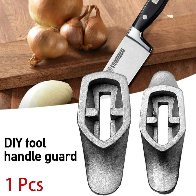

1Pcs Knife Making DIY Tools Stainless Steel Knife Handle Hand Guard Protect Embryo Accessories Making Pommel Finger Bolster Cast