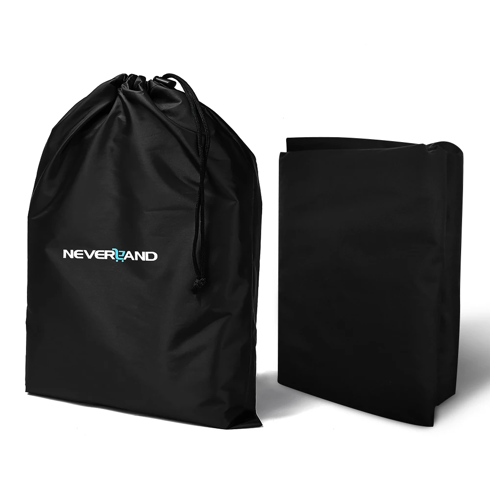 

BBQ Grill Cover 300D Heavy Duty Black Waterproof Outdoor Garden Dust Rain Protective Dustproof Barbeque Cover BBQ Accessories