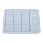 С украшением в виде кристаллов эпоксидная смола, форма смешная игра-нолики кабошоны OX доска литье силиконовая форма сделай сам ремесла слесарный