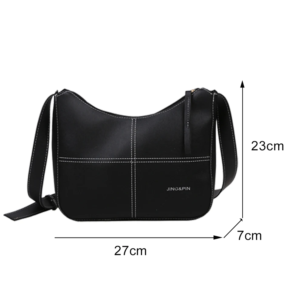 

Fashion Lattice Pattern Women's Shoulder Crossbody Bag Casual PU Leather Street Travel Handbags Portable Big Capacity Tote Purse