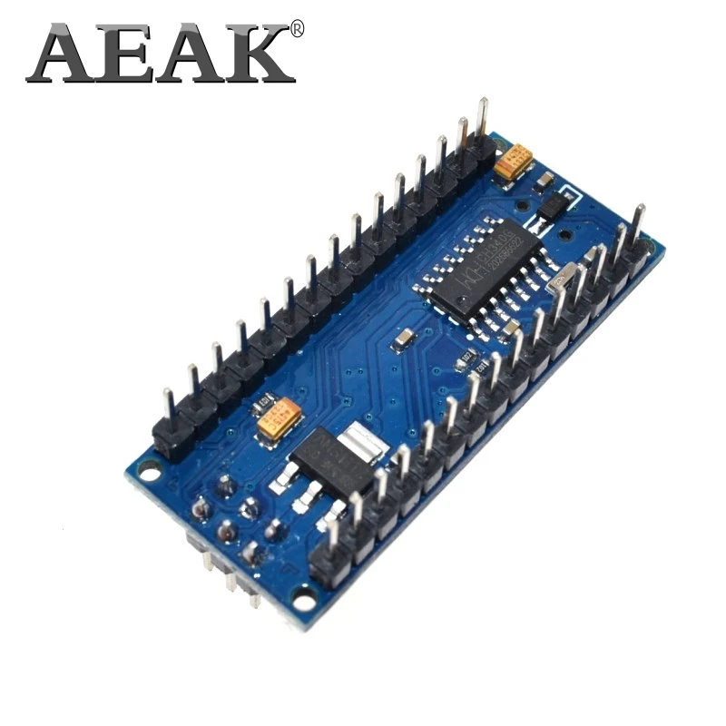 AEAK NANO 3,0 контроллер совместимый с arduino NANO CH340 turno USB контроллер кабель ninguna V3.0 NANO