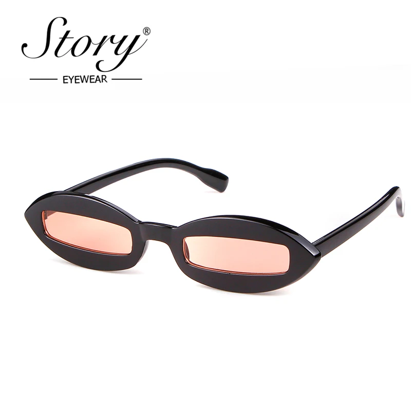 Модные солнцезащитные очки STORY 2018 женские небольшие овальные в стиле ретро