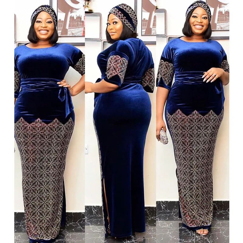 Весна Осень 2021 африканская одежда мусульманское длинное платье макси