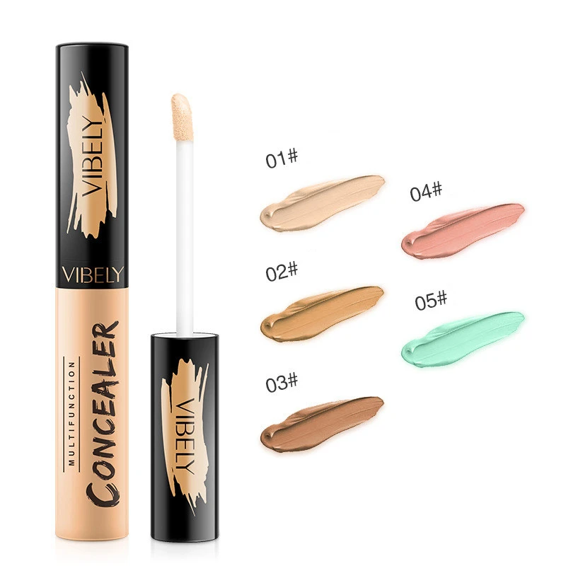 5 цветов консилер для глаз Жидкая основа макияжа корректор полное покрытие