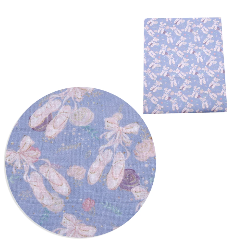 Owl Flower 50*145cm Polyester Cotton Printed Fabric for Tissue Kids home textile for Sewing Tilda Doll,1Yc5032 - Цвет: 1073192001