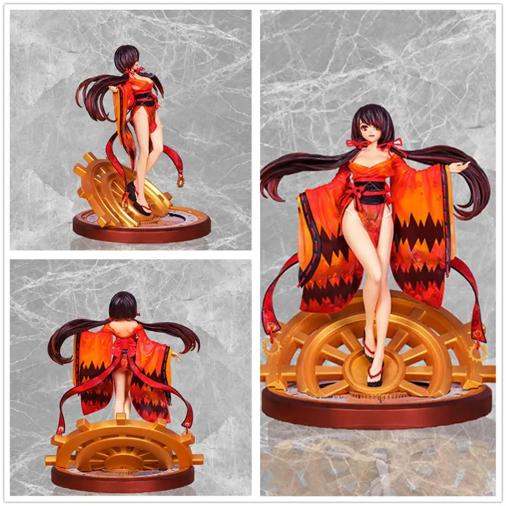 

Кимоно кошмарное из аниме «Date A Live Tokisaki Kurumi» Ver. ПВХ экшн-фигурка Коллекционная модель сексуальные игрушки для девочек кукла подарок 30 см