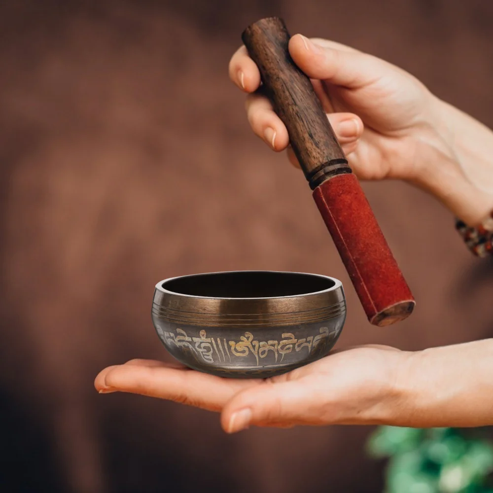 

1Set Multifunction Chanting Bowl Therapy Bowl with Wooden Rod