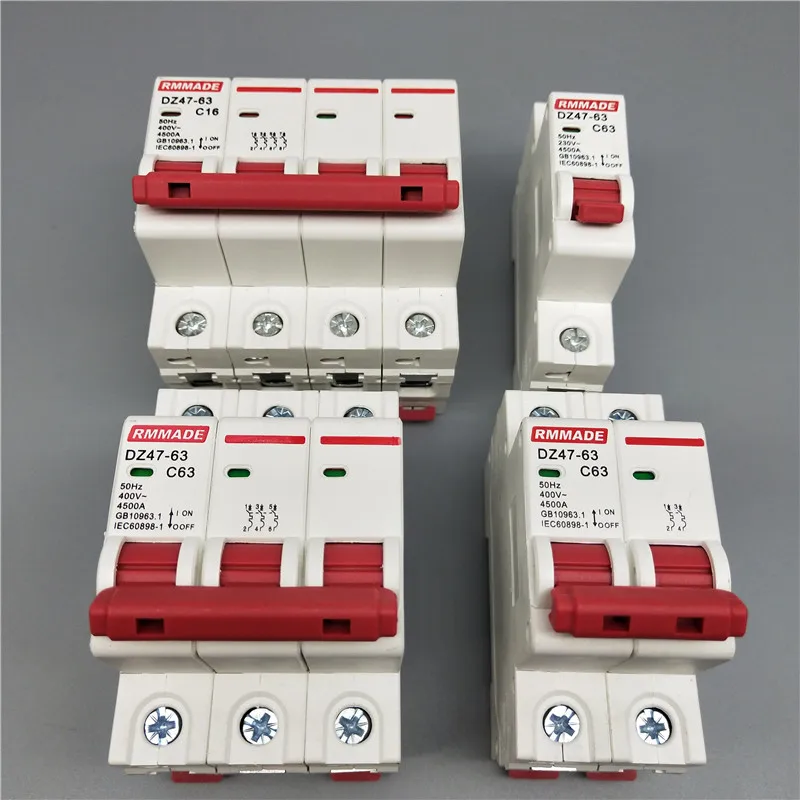 Выключатель воздуха компактный Автоматический выключатель 10 А 16 1P 2P 3P 4P 230 В