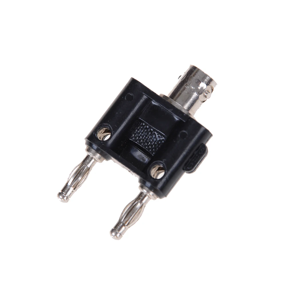 1x Adapter BNC Female Jack To Two Dual 4mm Banana Binding Male Plug Connector | Обустройство дома