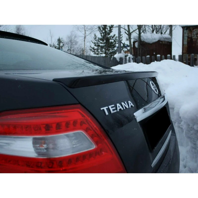 Спойлер крышки багажника Nissan Teana 2011-2014 рестайлинг ABS пластик под покраску внешний