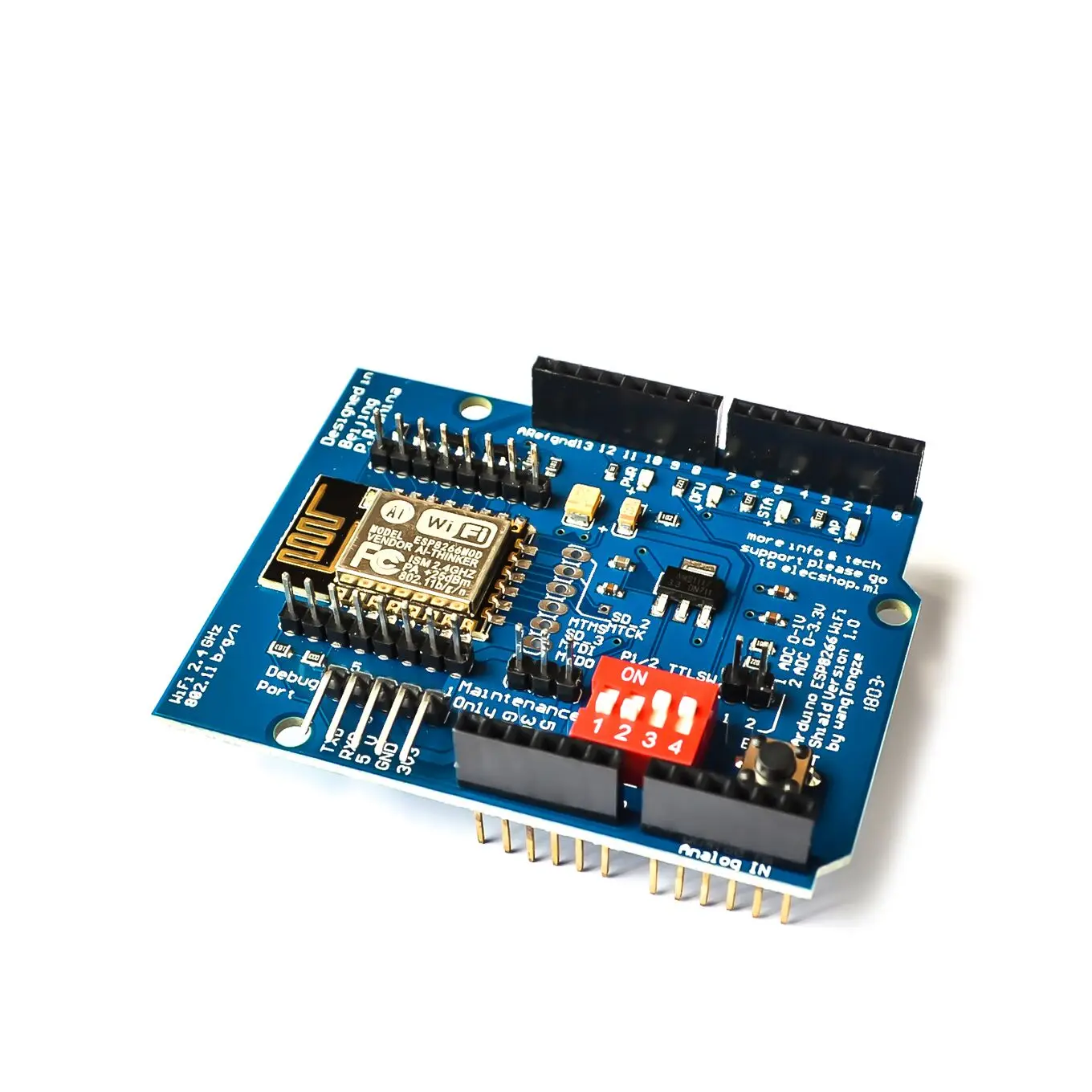 ESP8266 ESP 12 12E UART Wifi Беспроводной щит макетная плата для Arduino Mega UNO R3 модуль Мега 3 V 5V TTL
