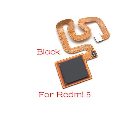 Redmi 5 Black Для Xiaomi Redmi Note 6 7 Pro/Redmi 5 Plus сканер отпечатков пальцев сенсорная ID домашняя кнопка возврата шлейф лента - Цвет: Redmi 5 Black